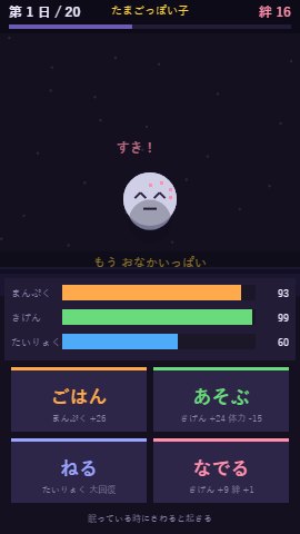 ぷくたま育成日記