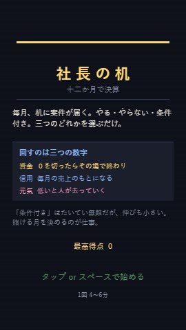 社長の机